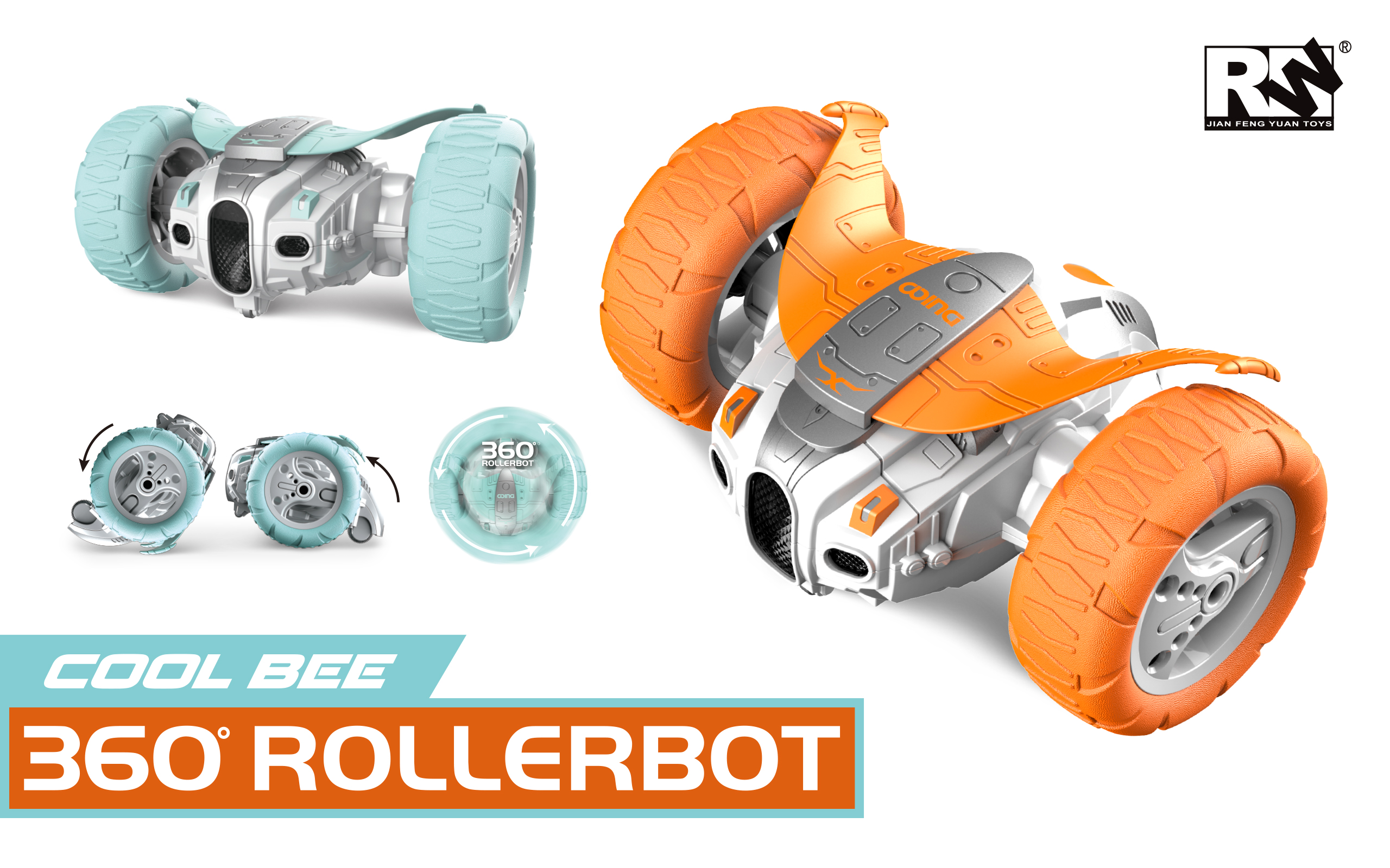 Cool Bee 360° Rollerbot
