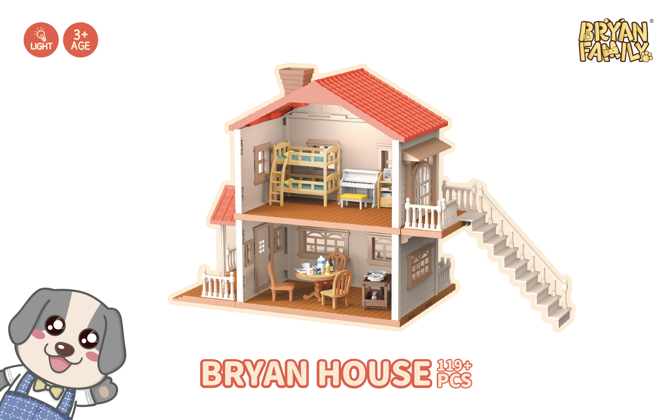 Bryan House 119+PCS