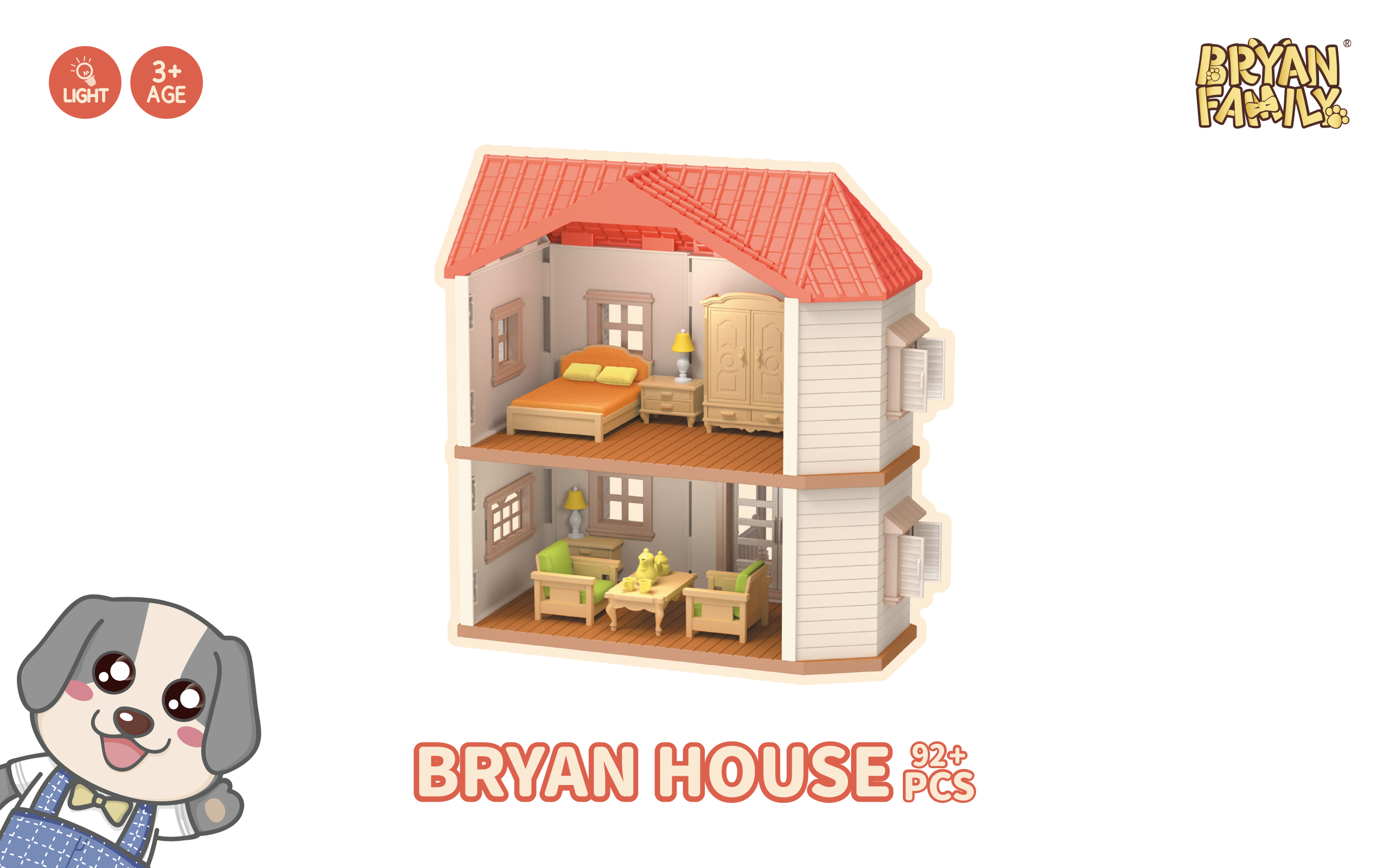 Bryan House 92+PCS