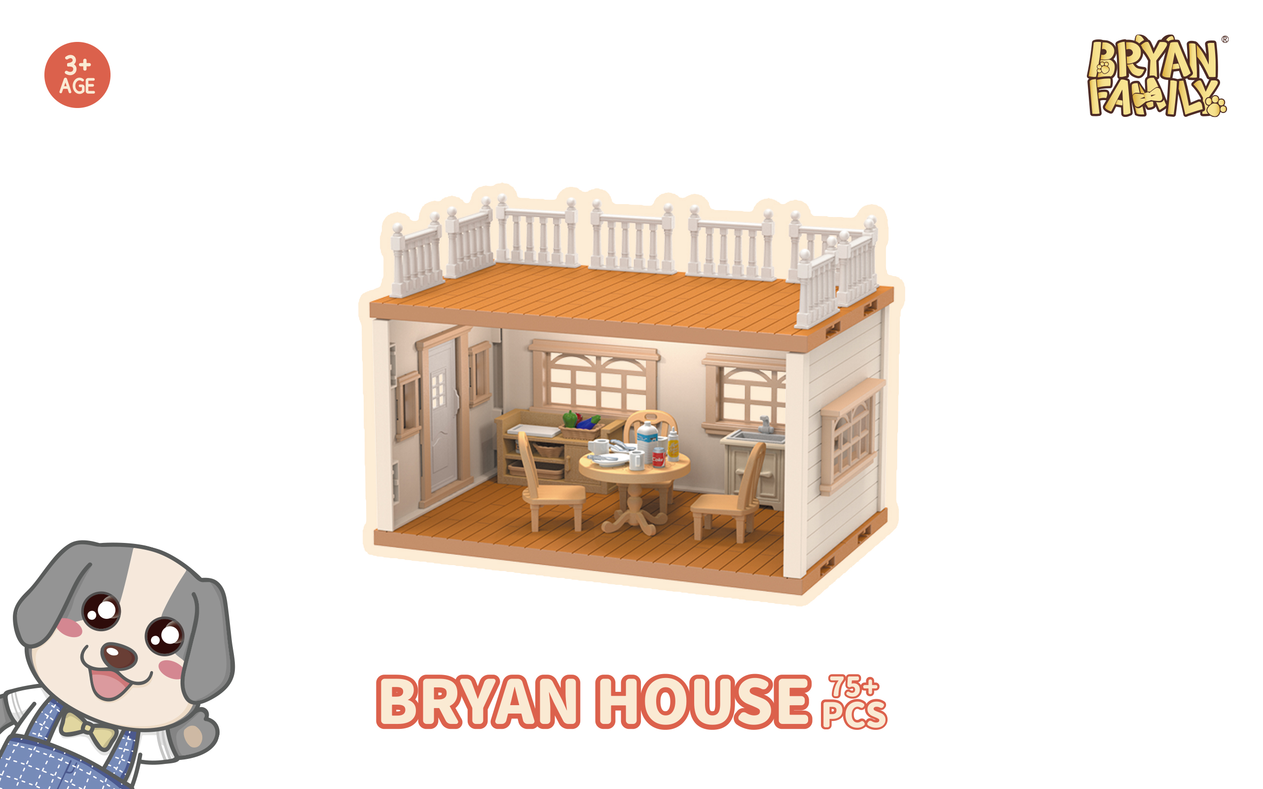 Bryan House 75+PCS