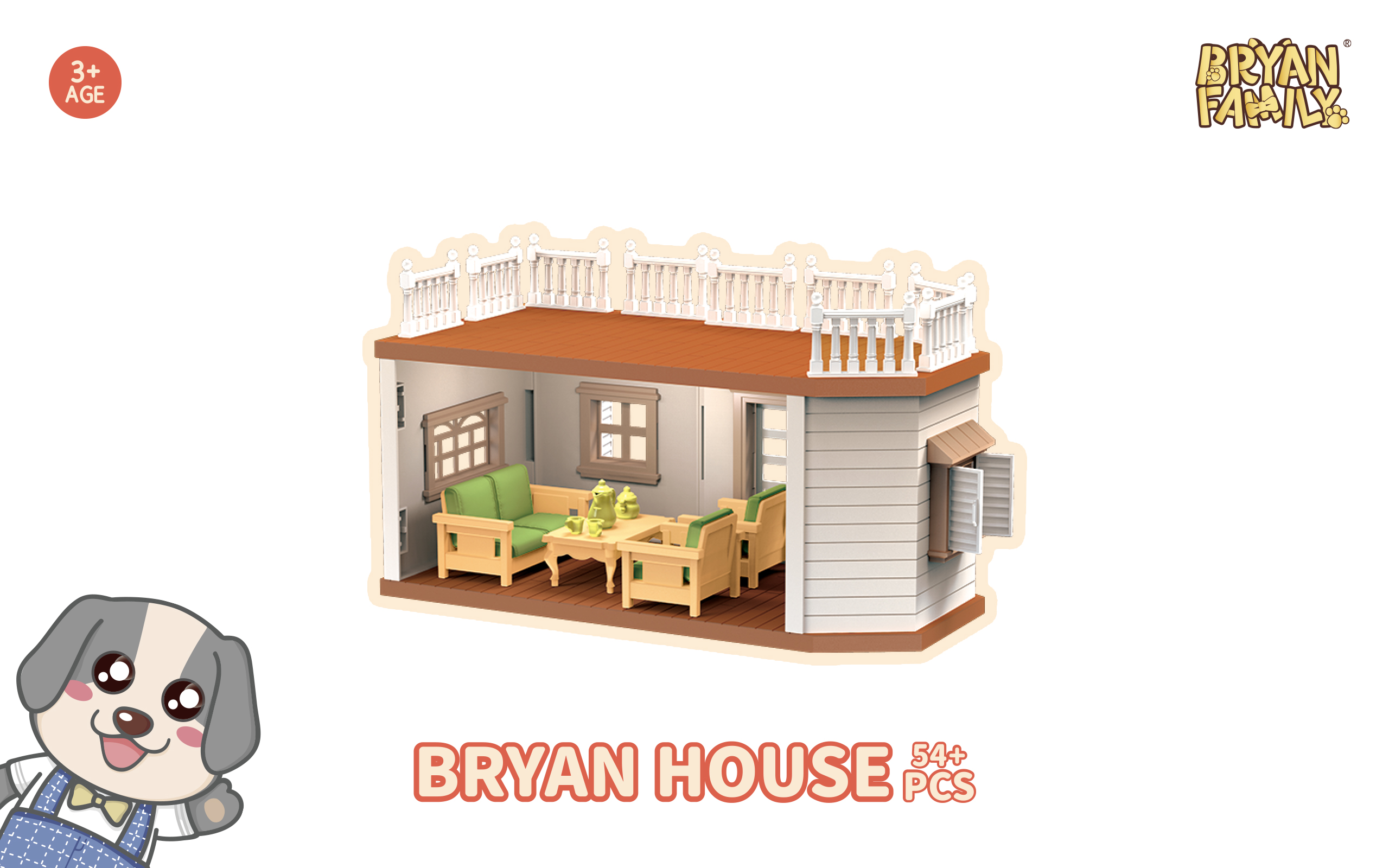 Bryan House 54+PCS